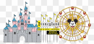 Disneyland Clipart Disneyland California - Castle Disneyland Clipart - Png Download