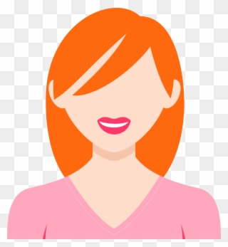 User Profile Avatar Scalable Vector Graphics Icon - Woman User Clipart