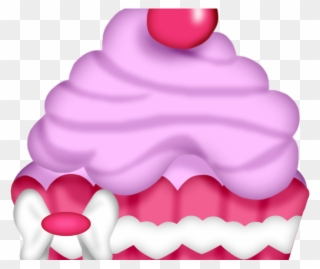 Cupcake Clipart Vector - Cupcake With Cherry On Top Clipart - Png Download