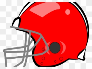Red Clipart Football - Red Football Helmet Clip Art - Png Download