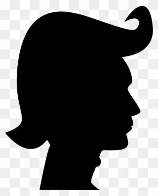 Hair Style Silhouette Comments - Symbol For African American Clipart