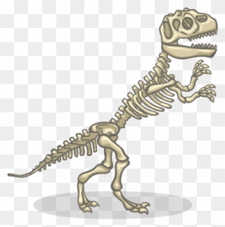 Item Detail Itembrowser - Skeleton Of A Dinosaur Clipart