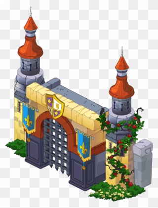 Gate Clipart Castle Gate - Castle - Png Download