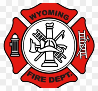 Fire Truck Clipart Badge - Vector Fire Dept Logo - Png Download