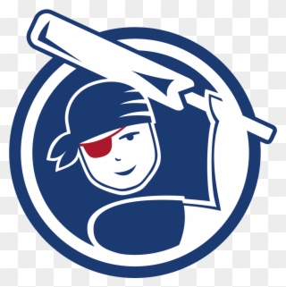 Rhhcc Pirates Coaching Logo White - Girls Cricket Team Logos Clipart