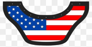 Usa Flag Bib - United States Of America Clipart