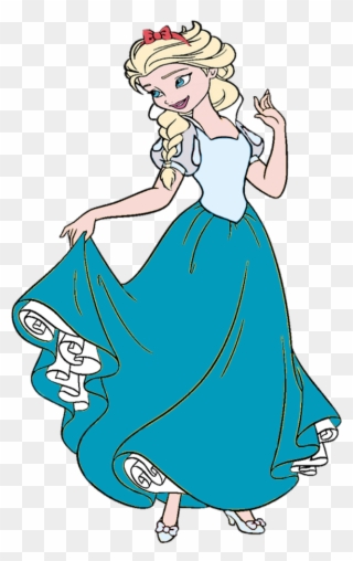 Jasmine Cinderella Aurora Snow White - Elsa As Snow White Clipart