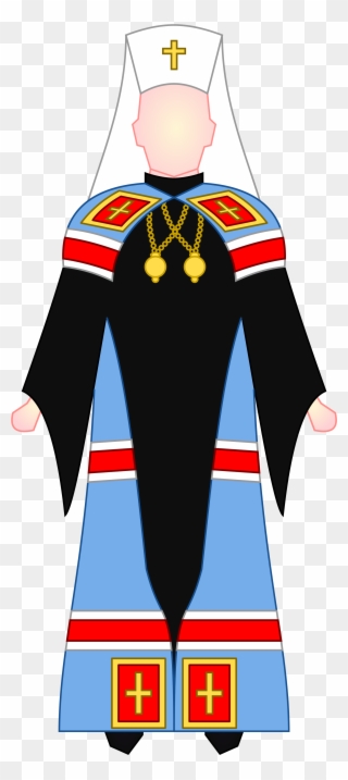 Open - Orthodox Bishop Clothes Clipart