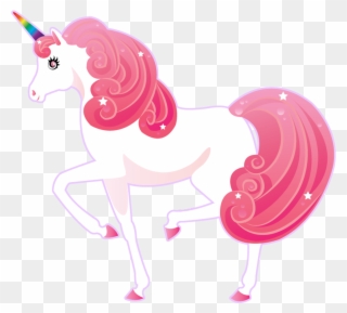 Horn Clipart Pink Unicorn - Transparent Background Unicorn Png