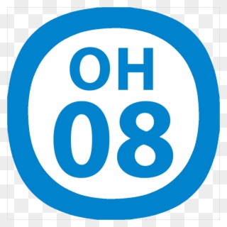 Oh-08 Station Number - Circle Clipart