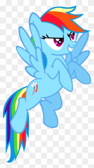 Rainbow Dash Flying Transparent Png - Rainbow Dash Flying Png Clipart