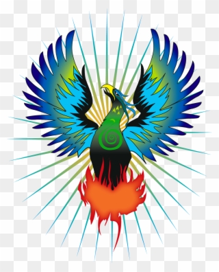 Phoenix Mythical Bird - Ibong Adarna Easy Drawing Clipart