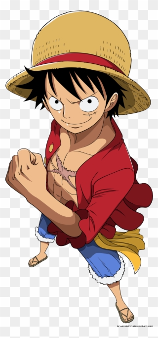 New World - Luffy One Piece Vector Clipart
