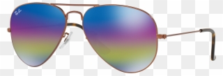 Sunglasses Ray-ban Mirrored Ban Wayfarer Aviator Ray - Ray Ban Aviator Black Green Clipart