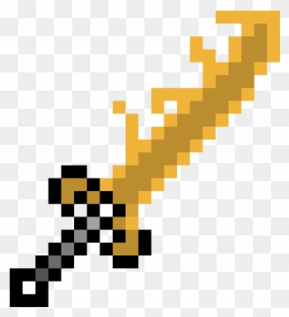 Silver Sword Png - Blade Of Olympus Minecraft Clipart