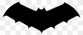 Batman Legends Of Returns Bat Batsignal Others - Christian Bale Bat Logo Clipart