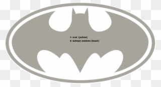 New Batman Symbol Stencil Clipart Library Png Batman - Batman Black And White Logo Transparent Png