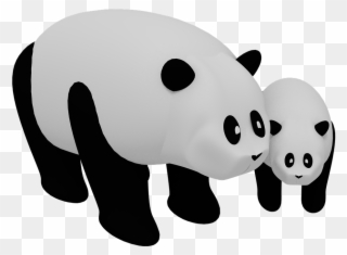 Panda Pandas Transparent - Giant Panda Clipart