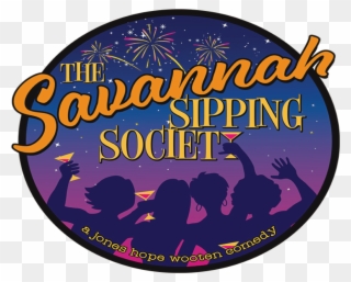 Savannah Sipping - Savannah Sipping Society Clipart