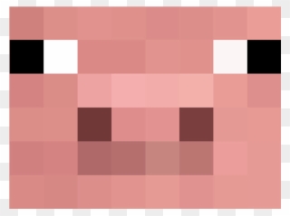 Minecraft Pig Png - Minecraft Pig Face Png Clipart