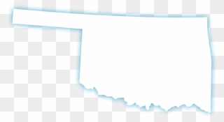 Clean-map - White Oklahoma Png Map Transparent Clipart