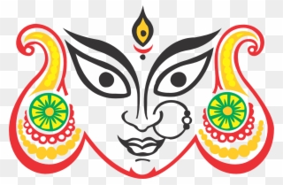 Durga Maa Logo Png Clipart