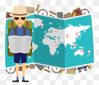 Hospitality Industry Mobility Solutions - 3 Cold Desert On World Map Clipart