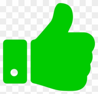 10 - Like - Thanks - Pogchamp - Agree - Disagree , - Green Thumbs Up Icon Clipart
