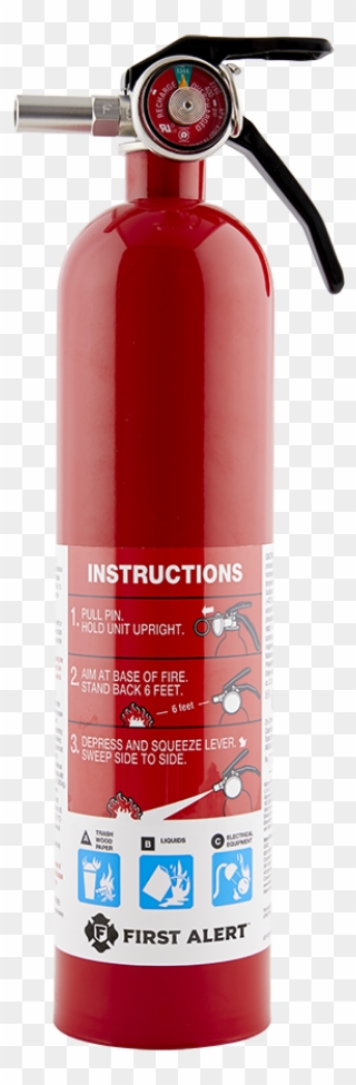 Home Rechargeable Ul Rated - First Alert Fire Extinguisher Clipart