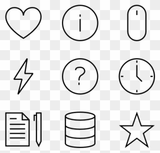 Basic Icons - Circle Clipart