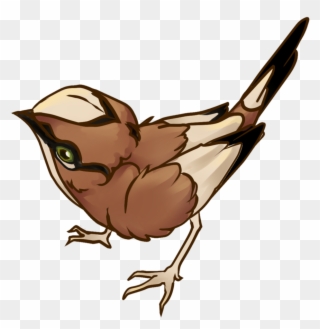Hummingbird Clipart Sparrow - Perching Bird - Png Download