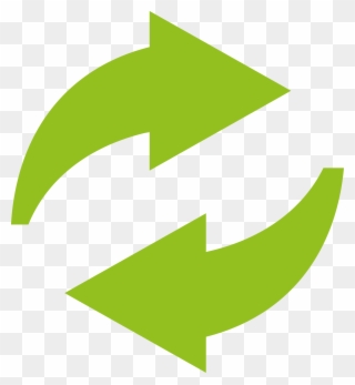 Arrows - Circular Economy Symbol Transparent Clipart