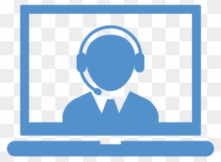 Remote Friendly - Call Center Agent Vector Png Clipart