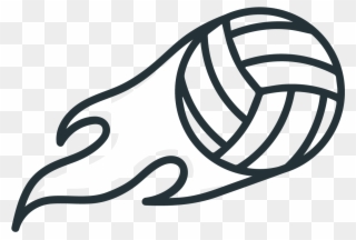 Volleyball - Drawing Clipart