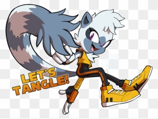 Oh No, I've Been Entangled Multiple People Have Mentioned - Tangle The Lemur Sonic Clipart
