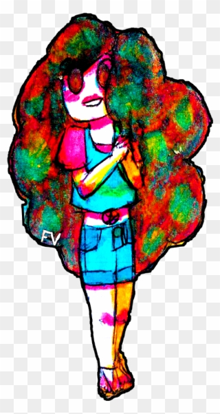 Stevonnie - Stained Glass Clipart