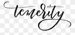 Temerity Final Logo - Calligraphy Clipart