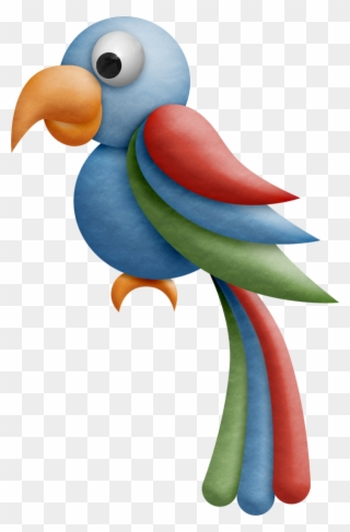 Clipart Of Afterwards, Animal Painting And Arty - Macaw - Png Download
