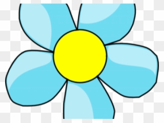 Light Blue Flowers Clip Art - Png Download