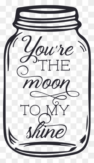 Youre The Moon To My Shine Clipart