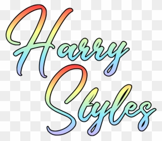 Harrystyles Sticker - Calligraphy Clipart