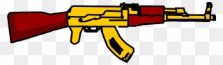Drakehall Golden Ak47 2016 Only A Few Were Made By Clipart
