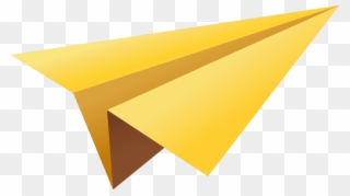Free Png Yellow Paper Plane Png Images Transparent - Paper Plane Png Clipart