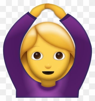 Woman Saying Yes Emoji Clipart