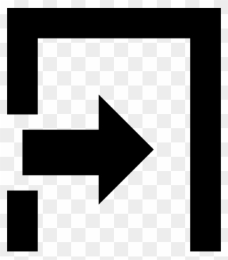 Entry Png - Entrance White Icon Transparent Clipart