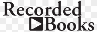Black & White Recorded Books Stacked Logo - Recorded Books Clipart