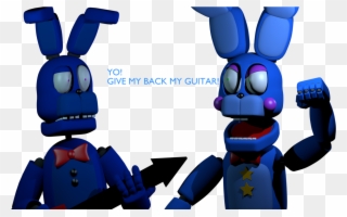 Rockstar Bonnie Trying To Get His Guitar Back From - Rockstar Bonnie Guitar Png Clipart
