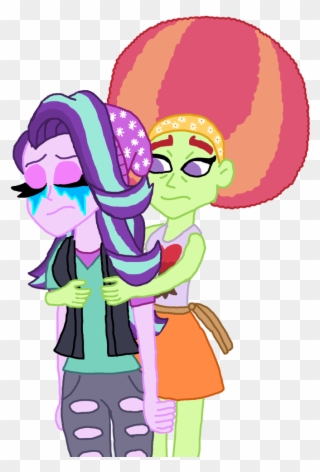 Hug Clipart Comfort - Contralto And Cake Cup Slash In Equestria Girls - Png Download