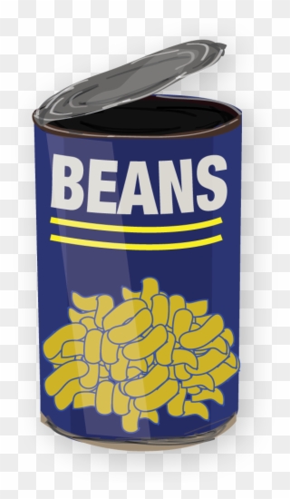 Metal Can Beans Z 500 - Water Bottle Clipart