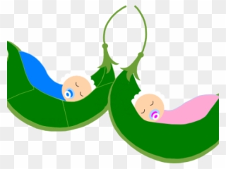 Pea Clipart Large - Pea Pods - Png Download